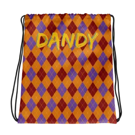 Argyle Drawstring bag