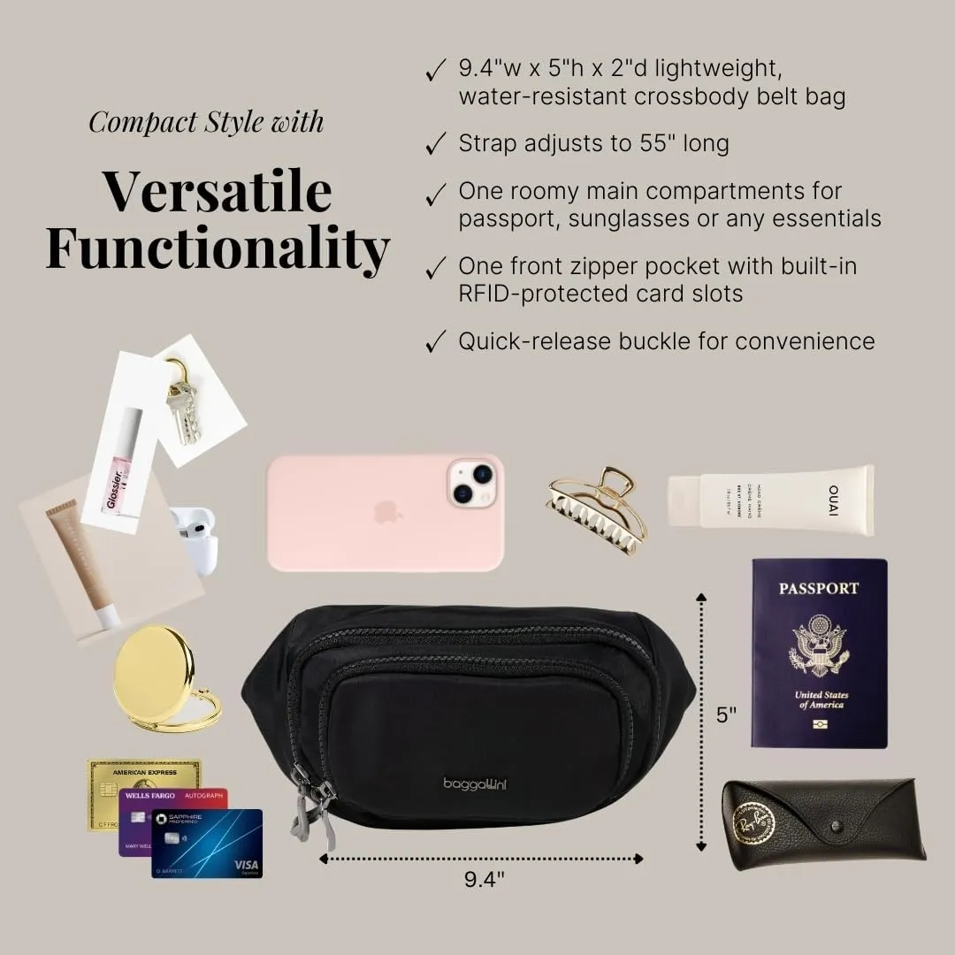 Baggallini On the Go Belt Bag Waist Pack