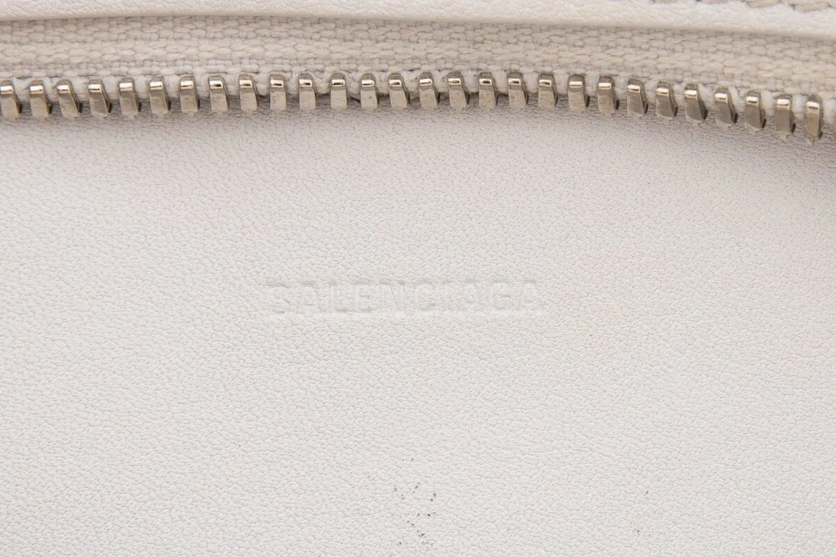 Balenciaga White Leather Neo Classic City Handbag