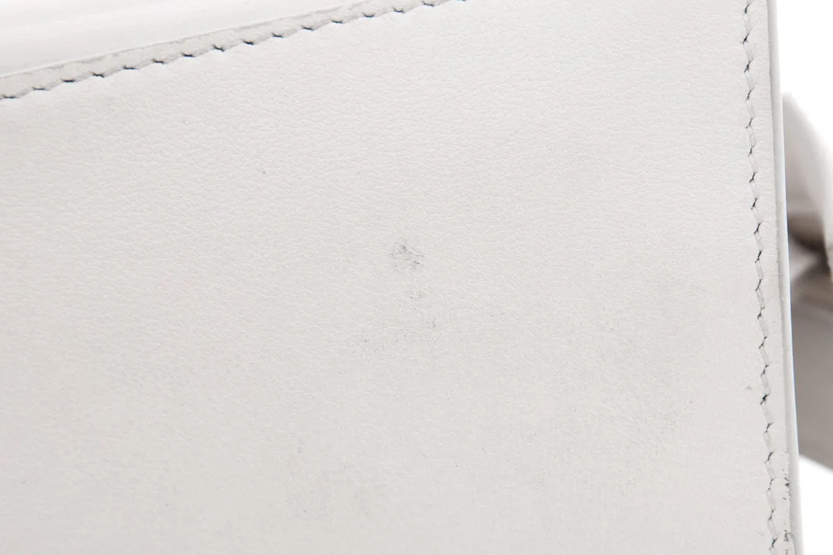 Balenciaga White Leather Neo Classic City Handbag