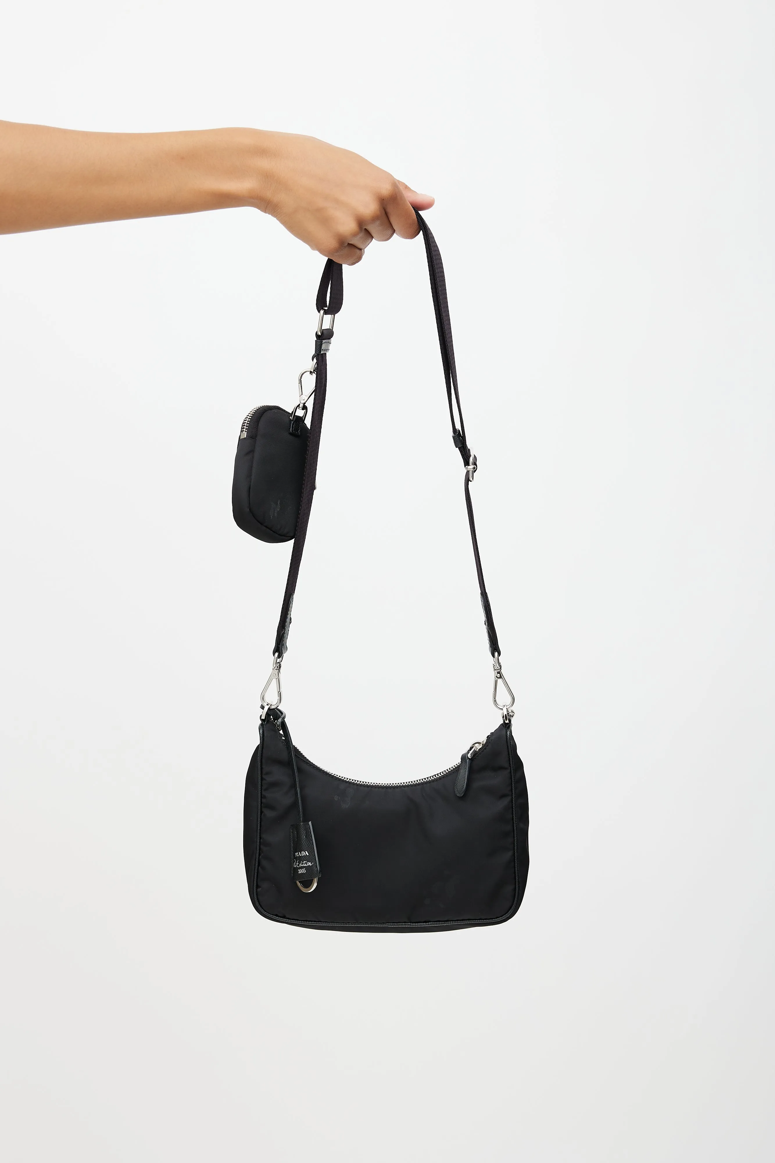 Black Re-Edition 2005 Mini Shoulder Bag