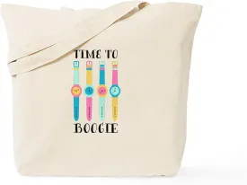 CafePress Boogie Time Tote Bag Reusable Natural Beige Canvas Shopping Bag