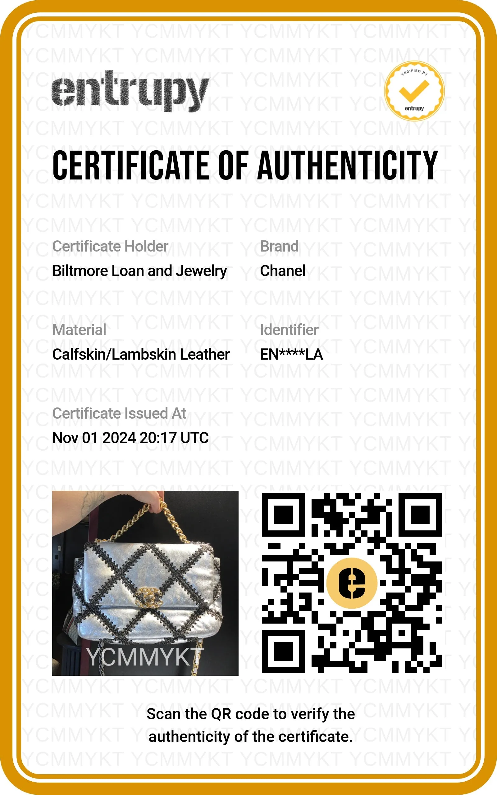Chanel 2021 Metallic Calfskin Crochet Medium Chanel 19 Flap
