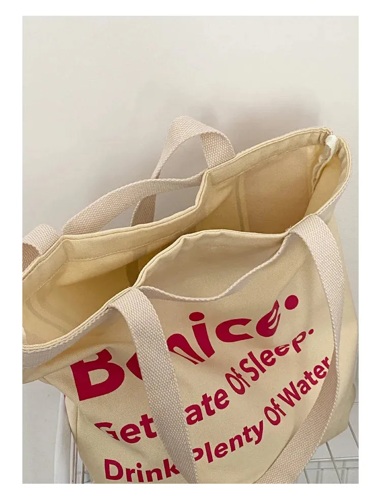 Colourful stripes Canvas Shoulder Bag