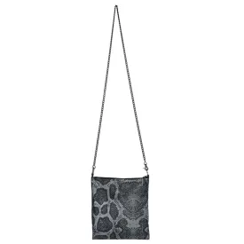 CONVERTIBLE CROSSBODY BAG BLACK PEWTER