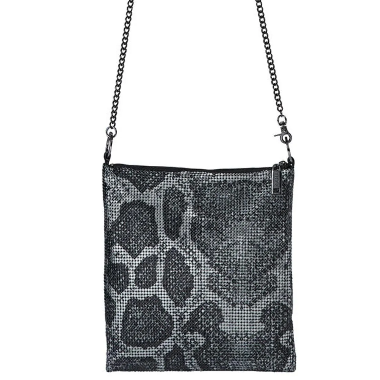 CONVERTIBLE CROSSBODY BAG BLACK PEWTER