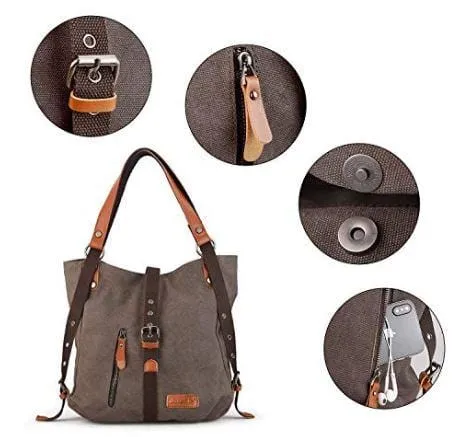 Convertible Waterproof Tote Bag