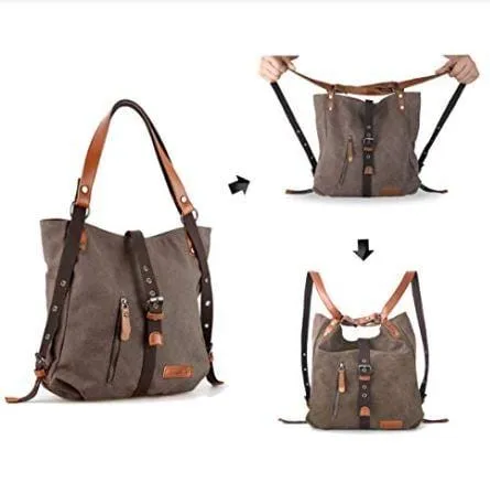 Convertible Waterproof Tote Bag