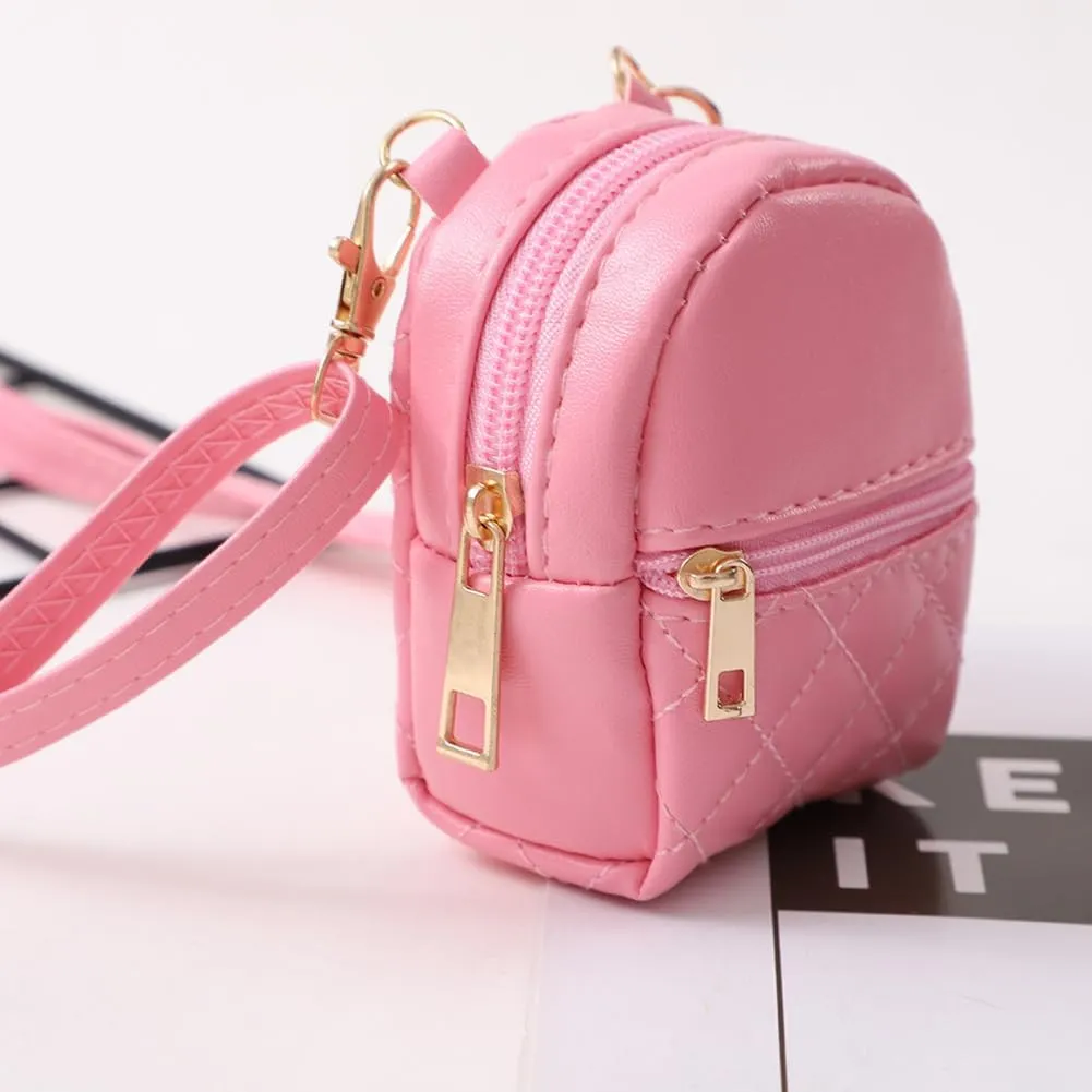 Cute Crossbody Bag Mini Coin Purse Wallet Portable Data Cable Headset Storage Bag Ultra Small Purse Ultra Mini Backpack Lipstick Key Bag