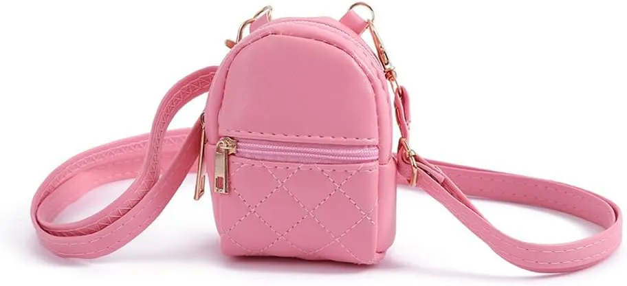 Cute Crossbody Bag Mini Coin Purse Wallet Portable Data Cable Headset Storage Bag Ultra Small Purse Ultra Mini Backpack Lipstick Key Bag