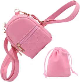 Cute Crossbody Bag Mini Coin Purse Wallet Portable Data Cable Headset Storage Bag Ultra Small Purse Ultra Mini Backpack Lipstick Key Bag