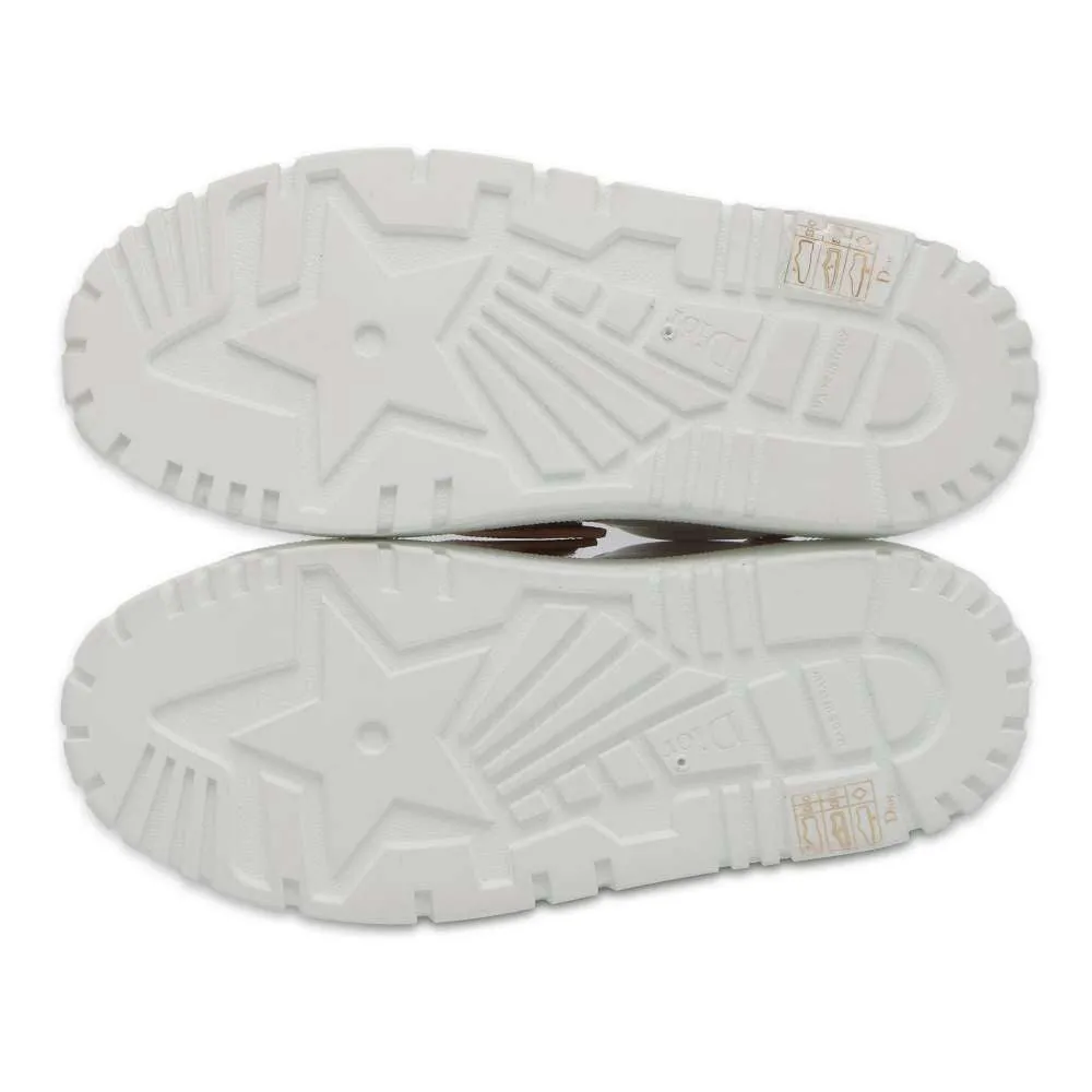 Dior DIOR-ID Sneakers White/Pink KCK278BCR Leather Rubber Size 34