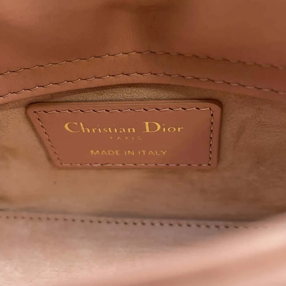 Dior Lady Dior Handbags Pink S0856ONGE Lambskin Size micro