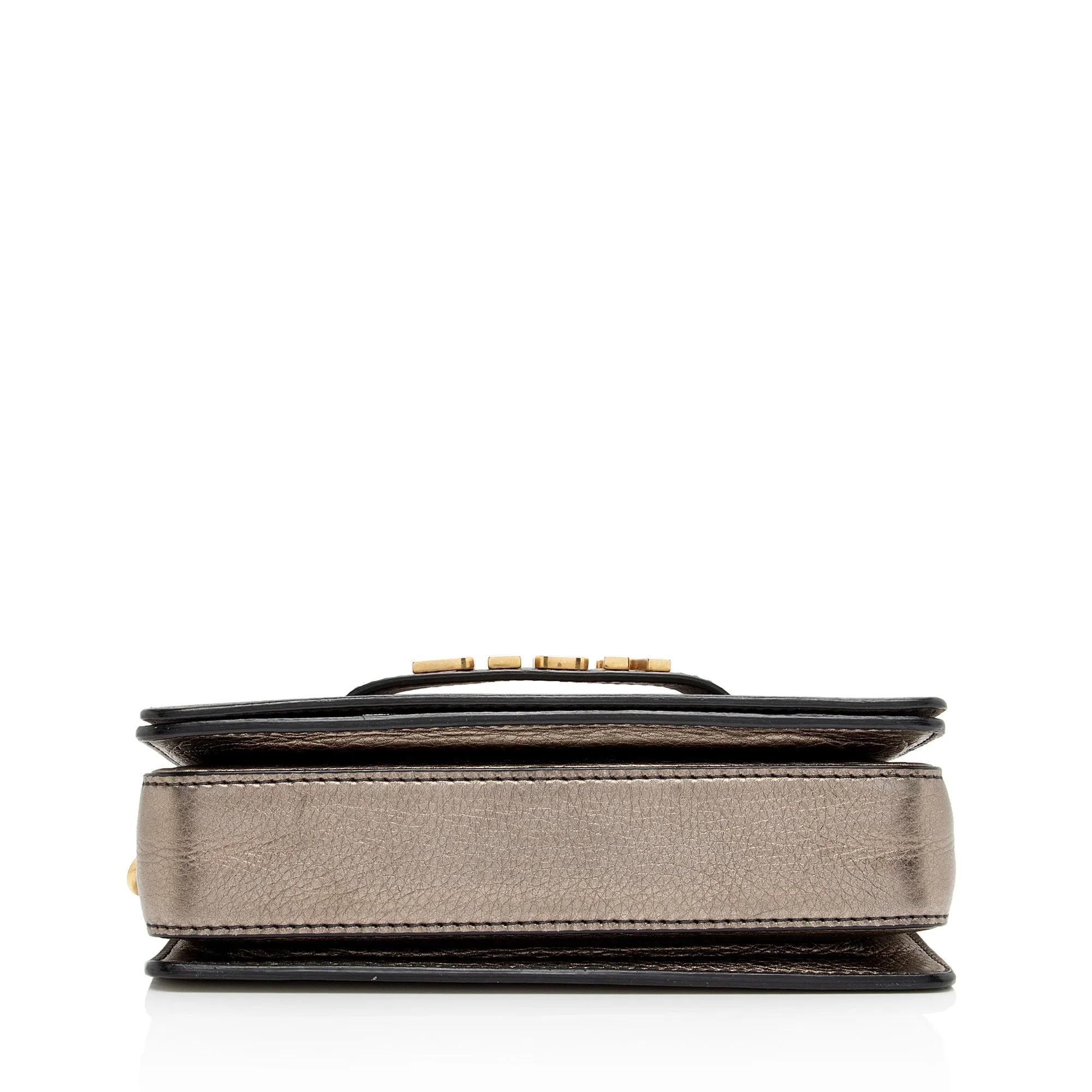 Dior Metallic Grained Calfskin Dio(R)evolution Flap Bag (SHF-ud74bp)