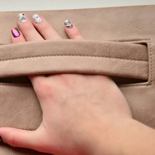 Envelope clutch bag