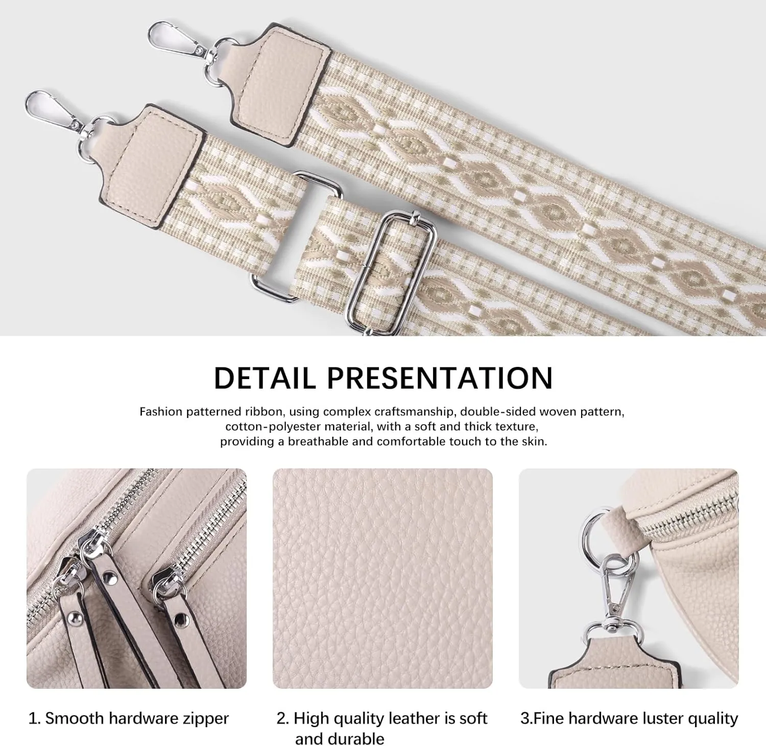 Fashion Leather Crossbody Small Sling Bags Fanny Pack Crossbody Bags Purses Gifts for Women Teen Girls Travel (Apricot)