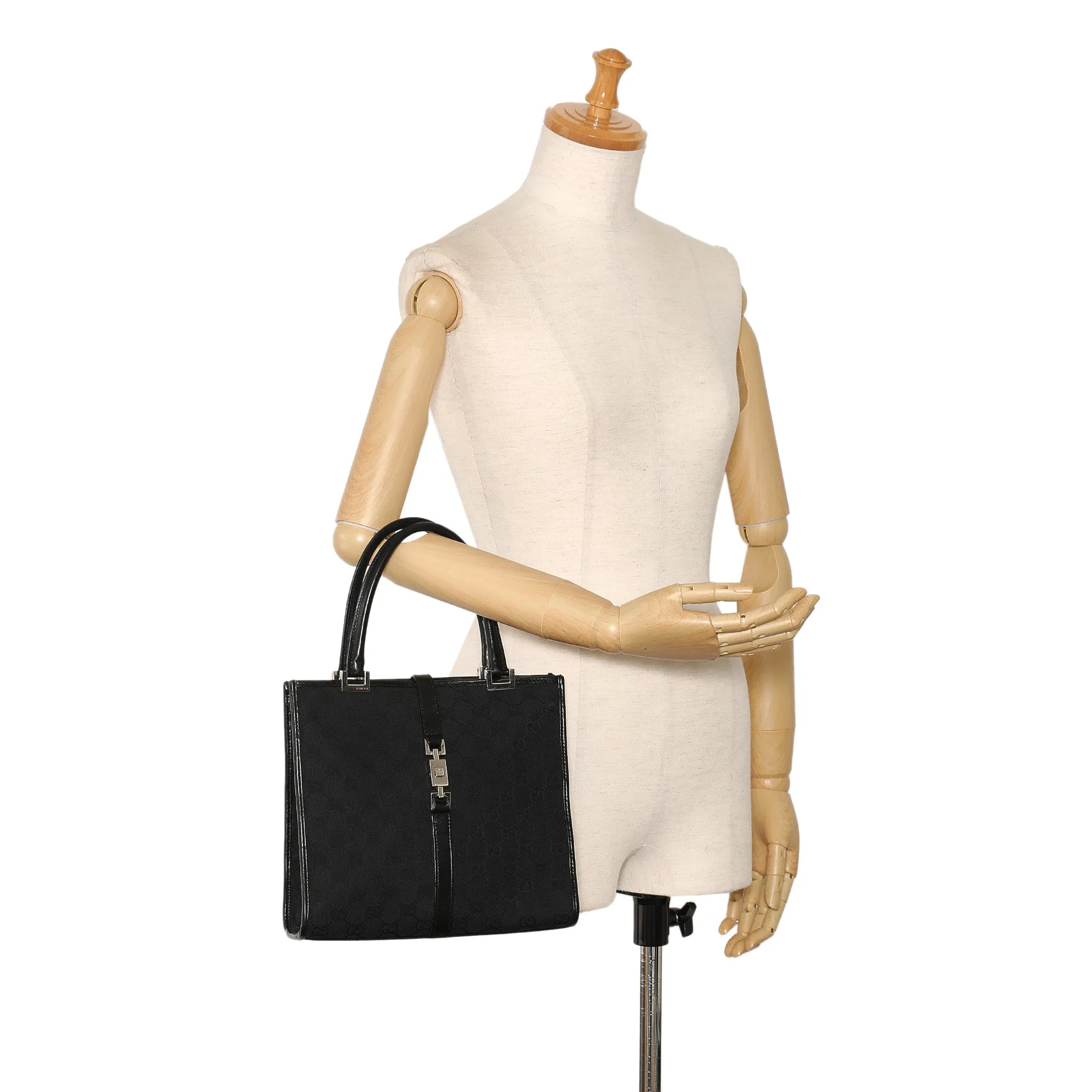 GUCCI GG Canvas Jackie Tote Bag