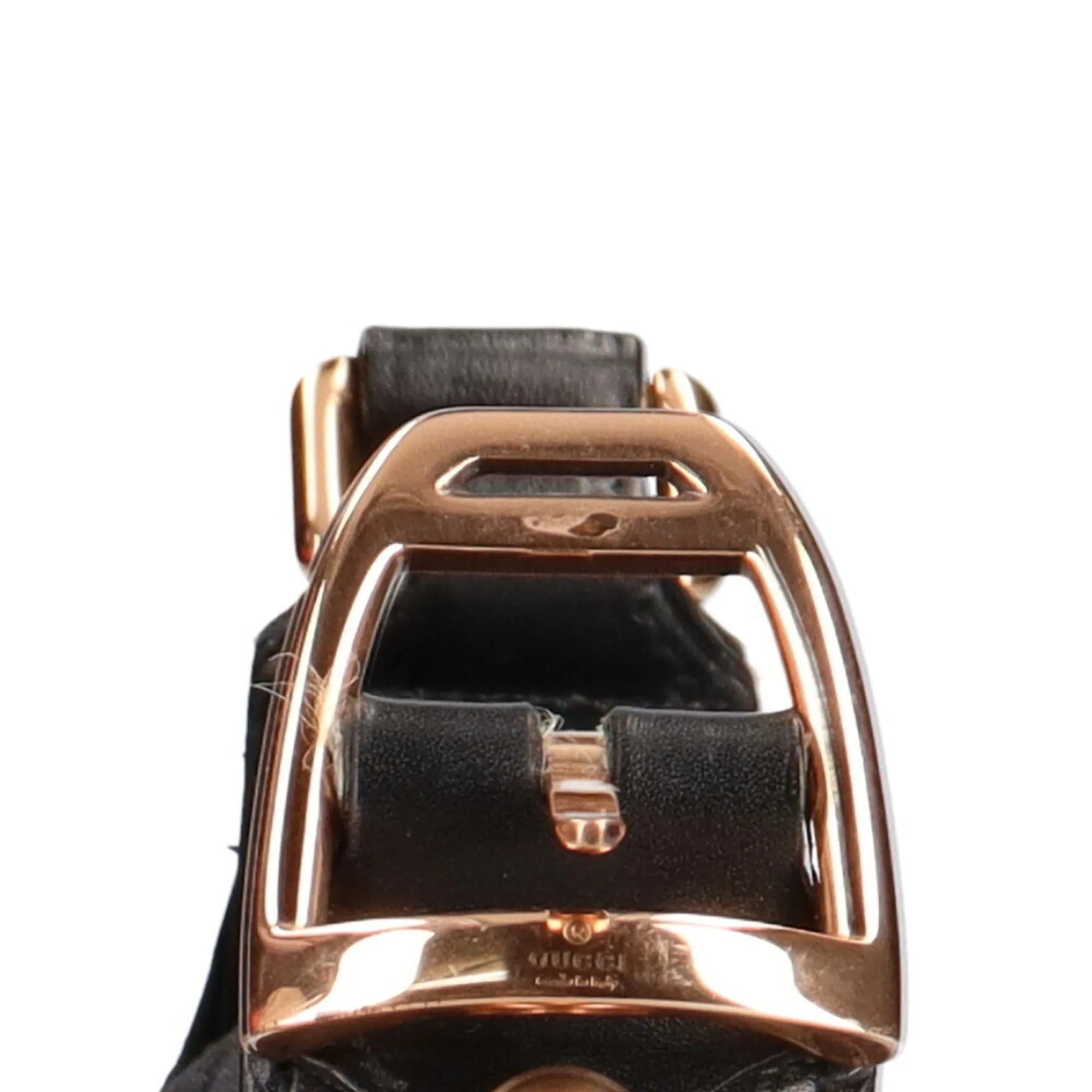 Gucci GG Horsebit Webbing Shoulder Bag Ladies