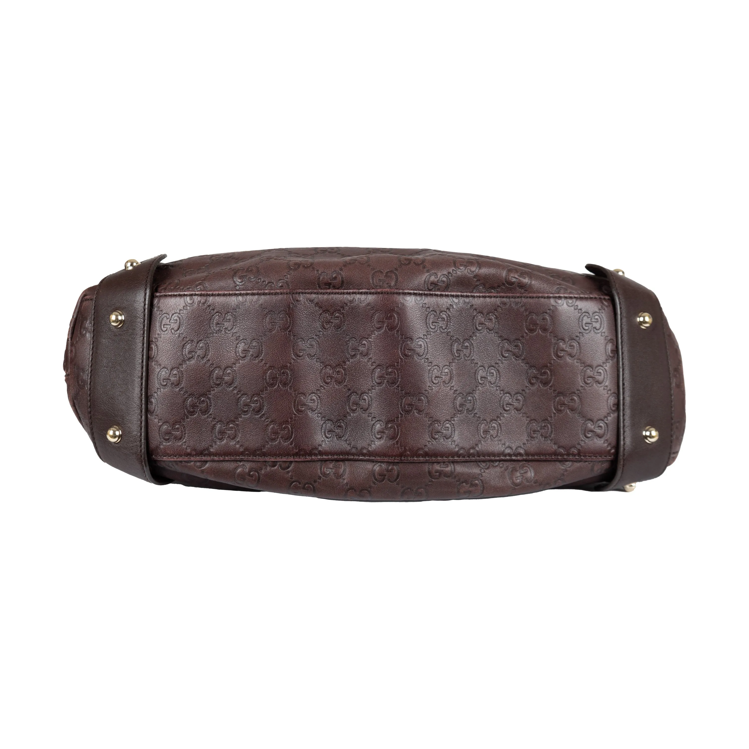 Gucci Guccissima Horsebit Pelham Shoulder Bag - '10s