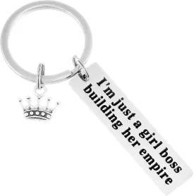 Kivosliviz Female Boss Keychain Boss Ba be Gifts for Women Female Boss Funny Boss Gifts Boss Lady Key Chain