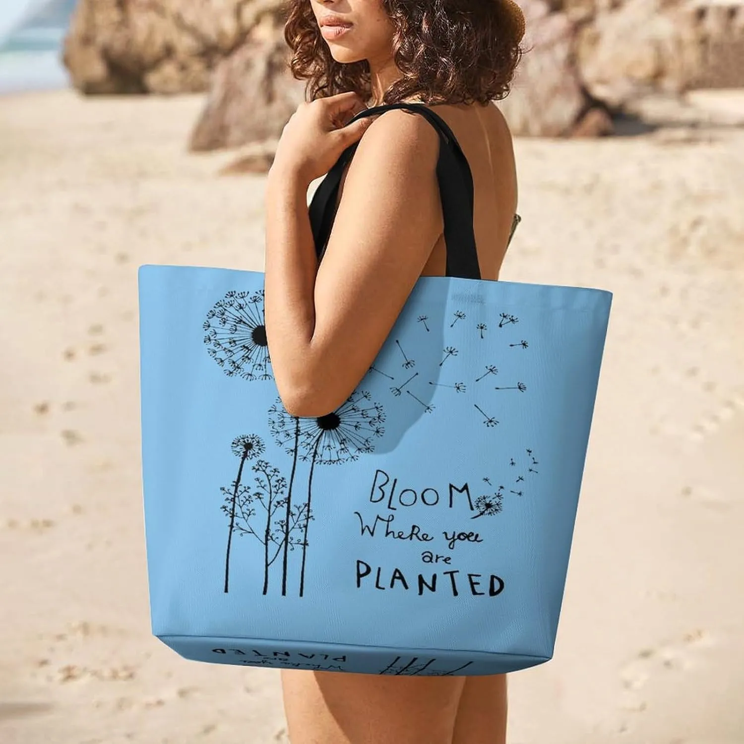 Large Tote Top Handle Bag, Shopping Handbag Big Polyester Shoulder Hand Bags