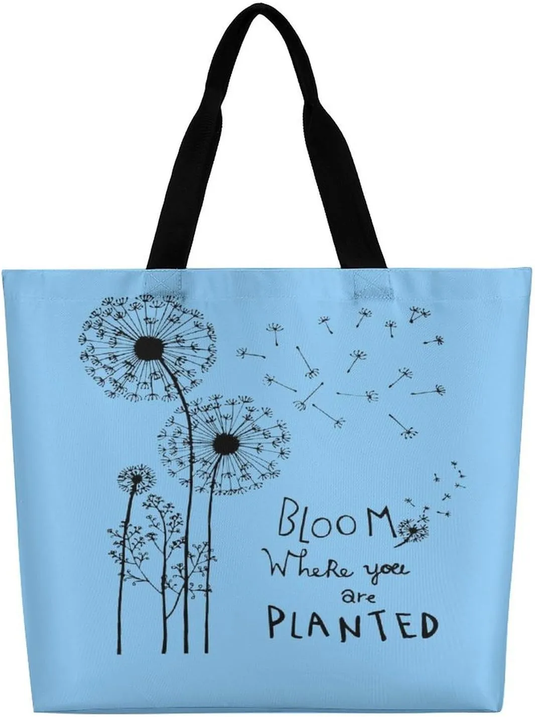 Large Tote Top Handle Bag, Shopping Handbag Big Polyester Shoulder Hand Bags