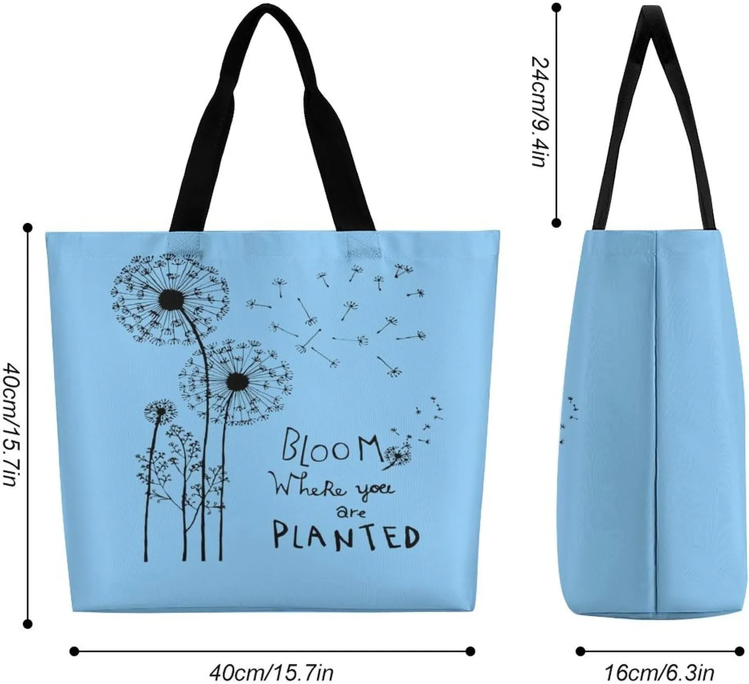 Large Tote Top Handle Bag, Shopping Handbag Big Polyester Shoulder Hand Bags
