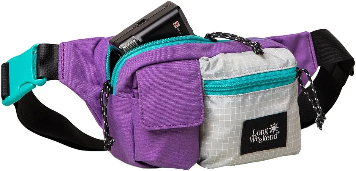 Long Weekend Monterey Sling  Compact Weatherproof Sling Bag for 35mm Cameras, Point & Shoots, and Everyday Essentials (Cosmic Purple)