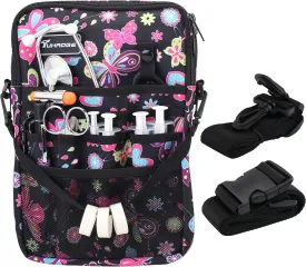 Nurse Fanny Pack with Tape Holder, Nurse Pocket Organizer for Medical Professionals12 Pockets Nurse Waist BagTHHS-KB-BHuDieHua