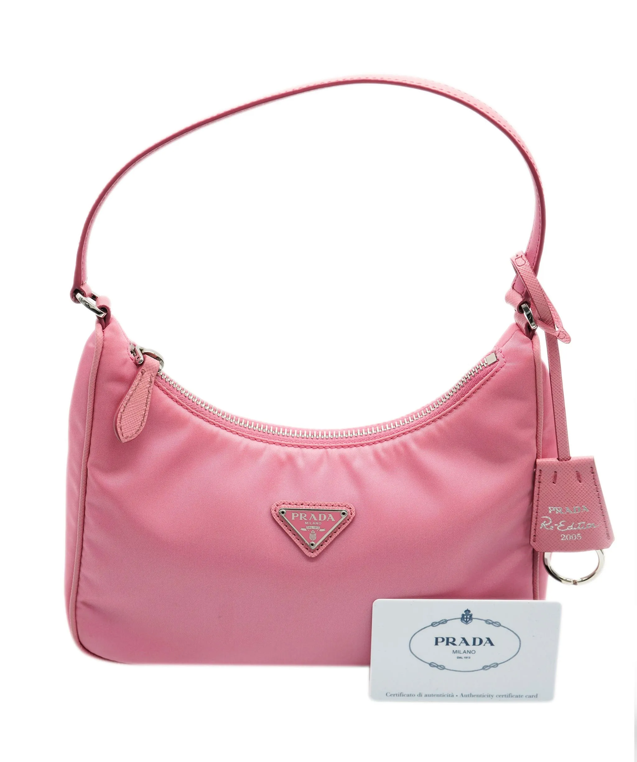 Prada Pink Nylon Re-Edition 2005 Mini Bag  ASC4180