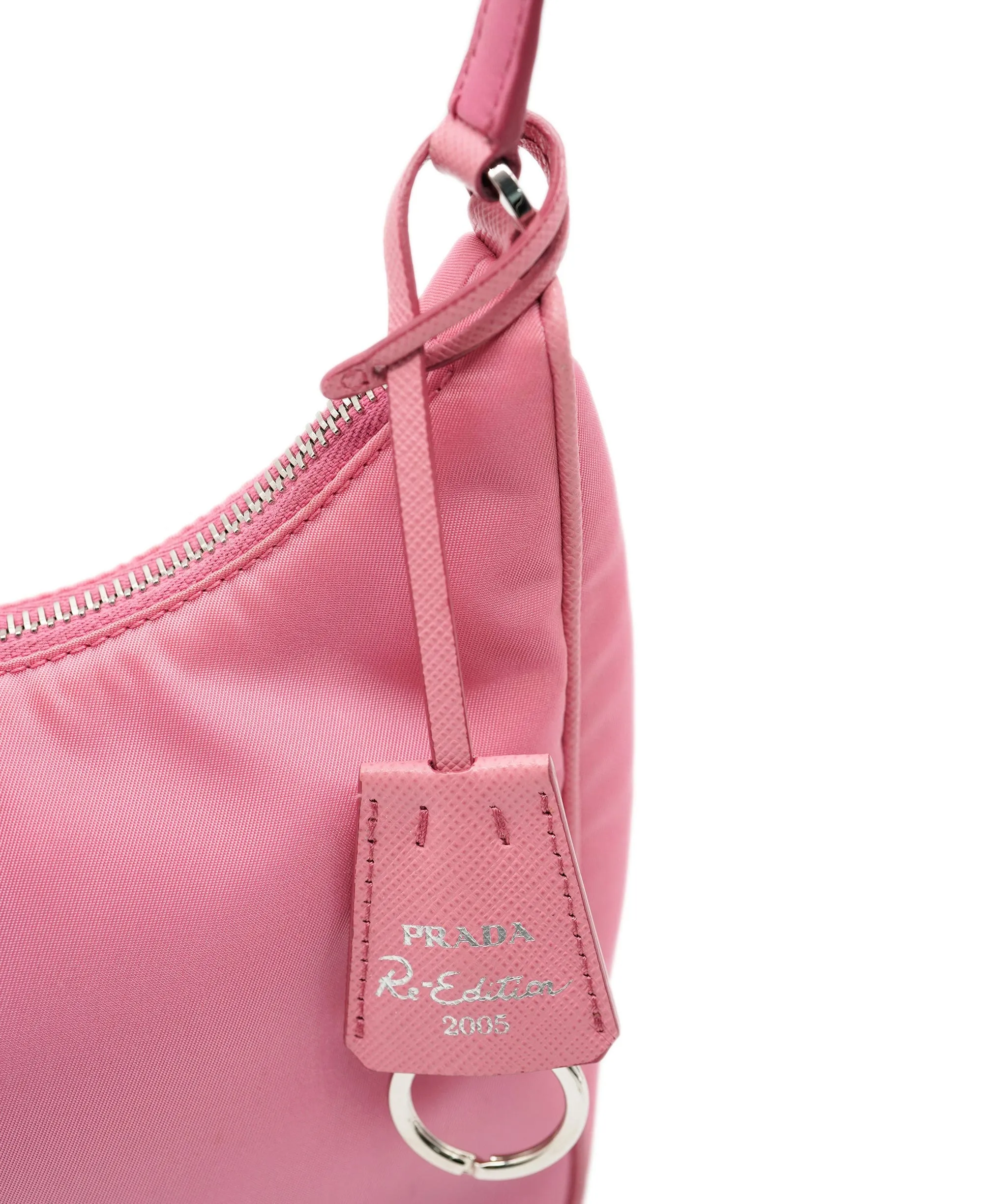 Prada Pink Nylon Re-Edition 2005 Mini Bag  ASC4180