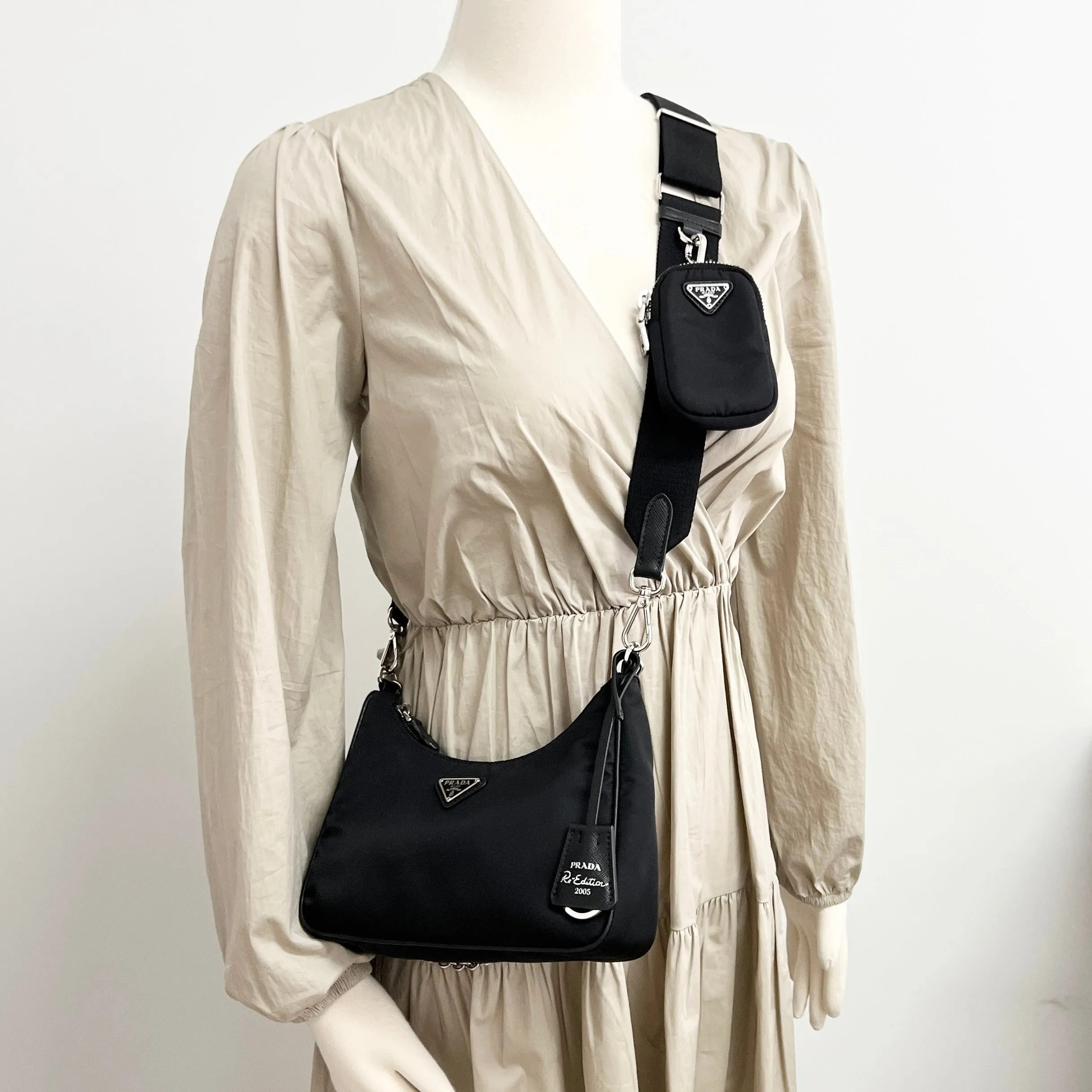 Prada Re-Edition 2005 Re-Nylon Black Crossbody