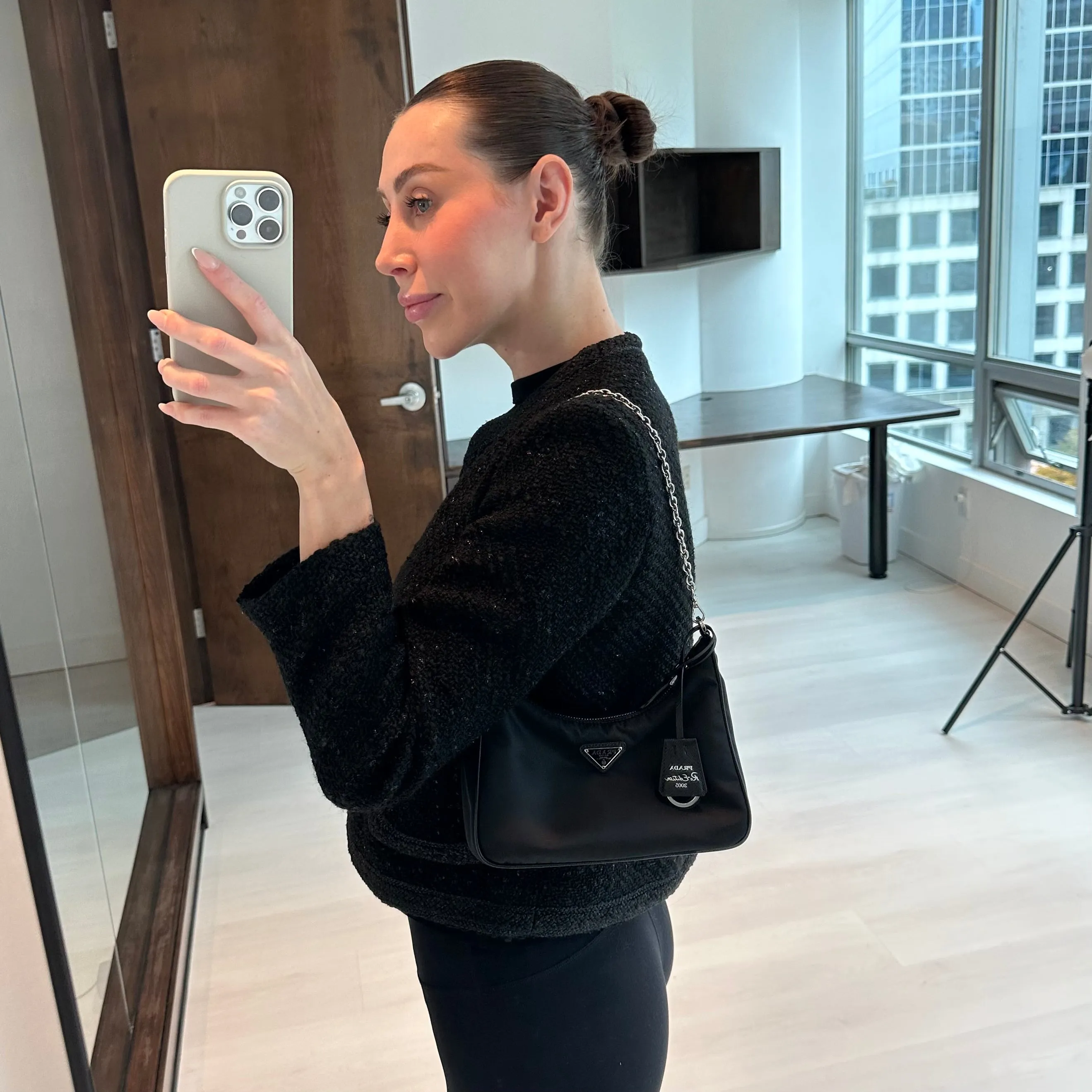 Prada Re-Edition 2005 Shoulder Bag Black
