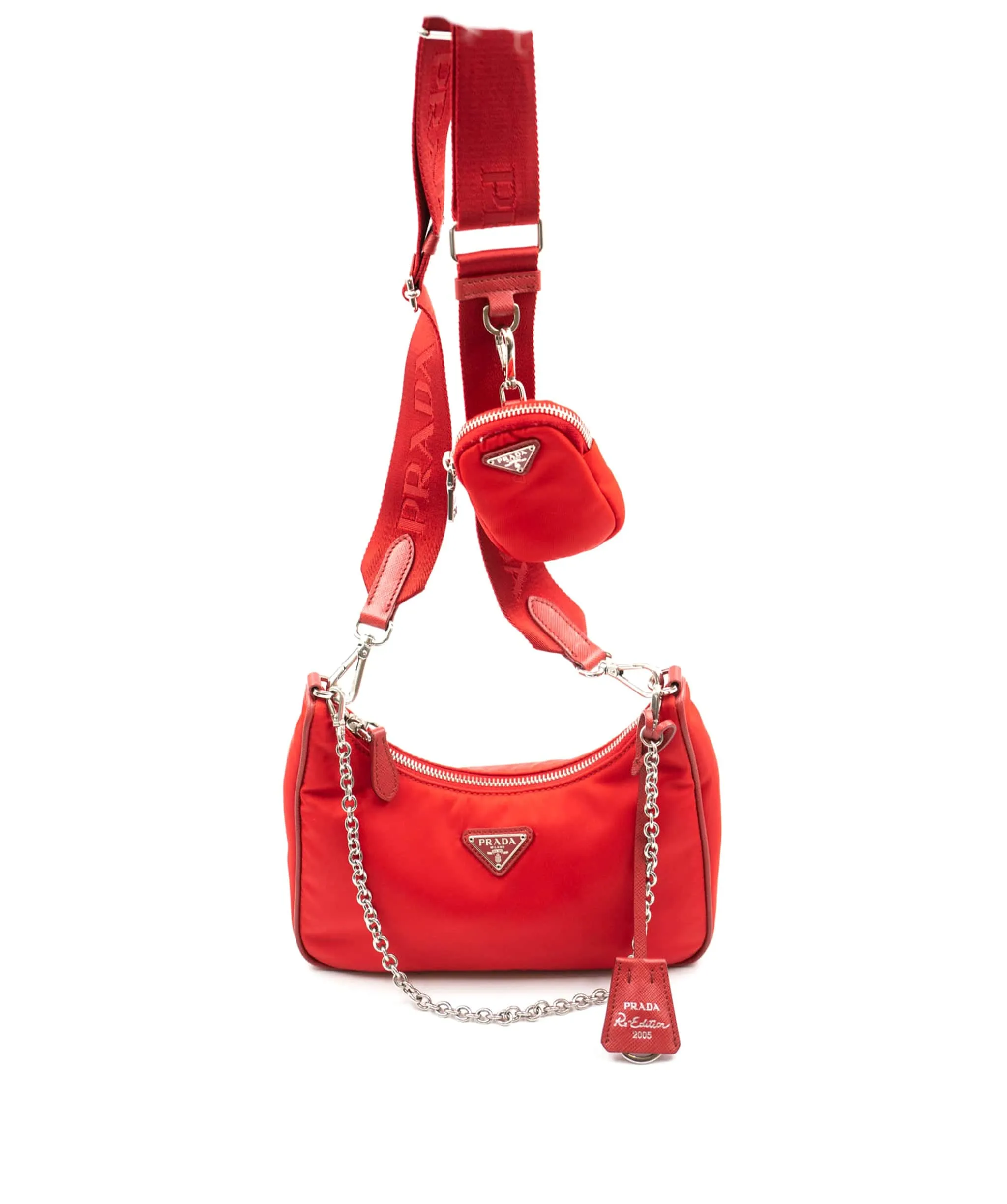Prada red re edition 2005 bag  ASL4122