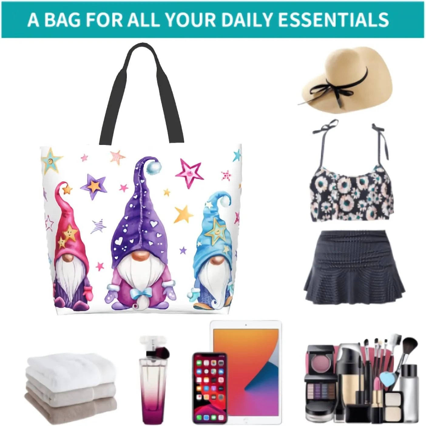 Shoulder Bag Large Reusable Eco-friendly Shopping Bags Portable Storage Handbag