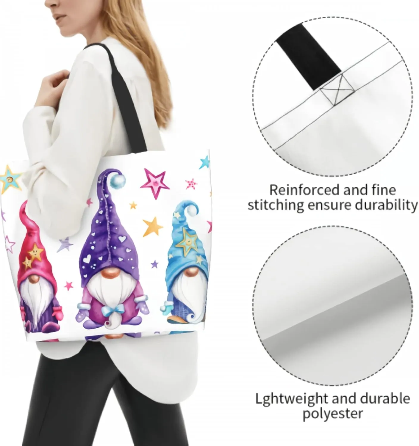 Shoulder Bag Large Reusable Eco-friendly Shopping Bags Portable Storage Handbag