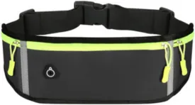 Slim Running Belt for Women and MenCell Phone Belt Bag and Money Belts for Travel Hidden Portable Mini Waist Pack Pocket for Hiking fanny packsRunning, Walking, Cycling, and Gym Workouts