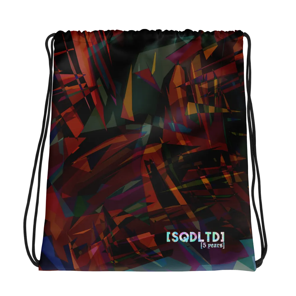 Sqdltd Starburst Wave Drawstring bag