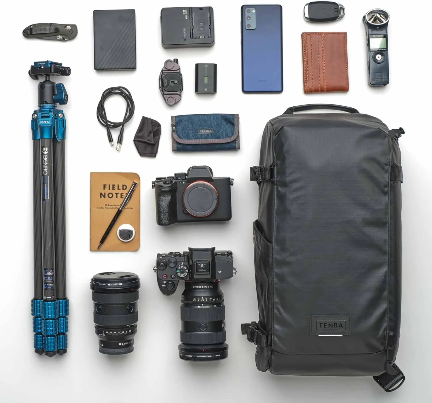 Tenba Solstice v2 16L Sling Bag for DSLR and Mirrorless cameras and lenses, including supertelephoto zooms  Black (636-432)