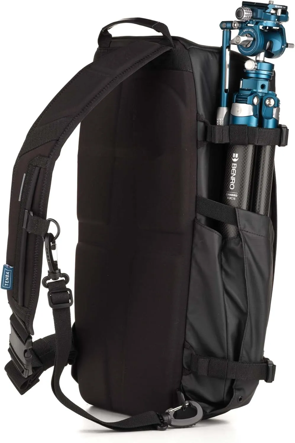 Tenba Solstice v2 16L Sling Bag for DSLR and Mirrorless cameras and lenses, including supertelephoto zooms  Black (636-432)