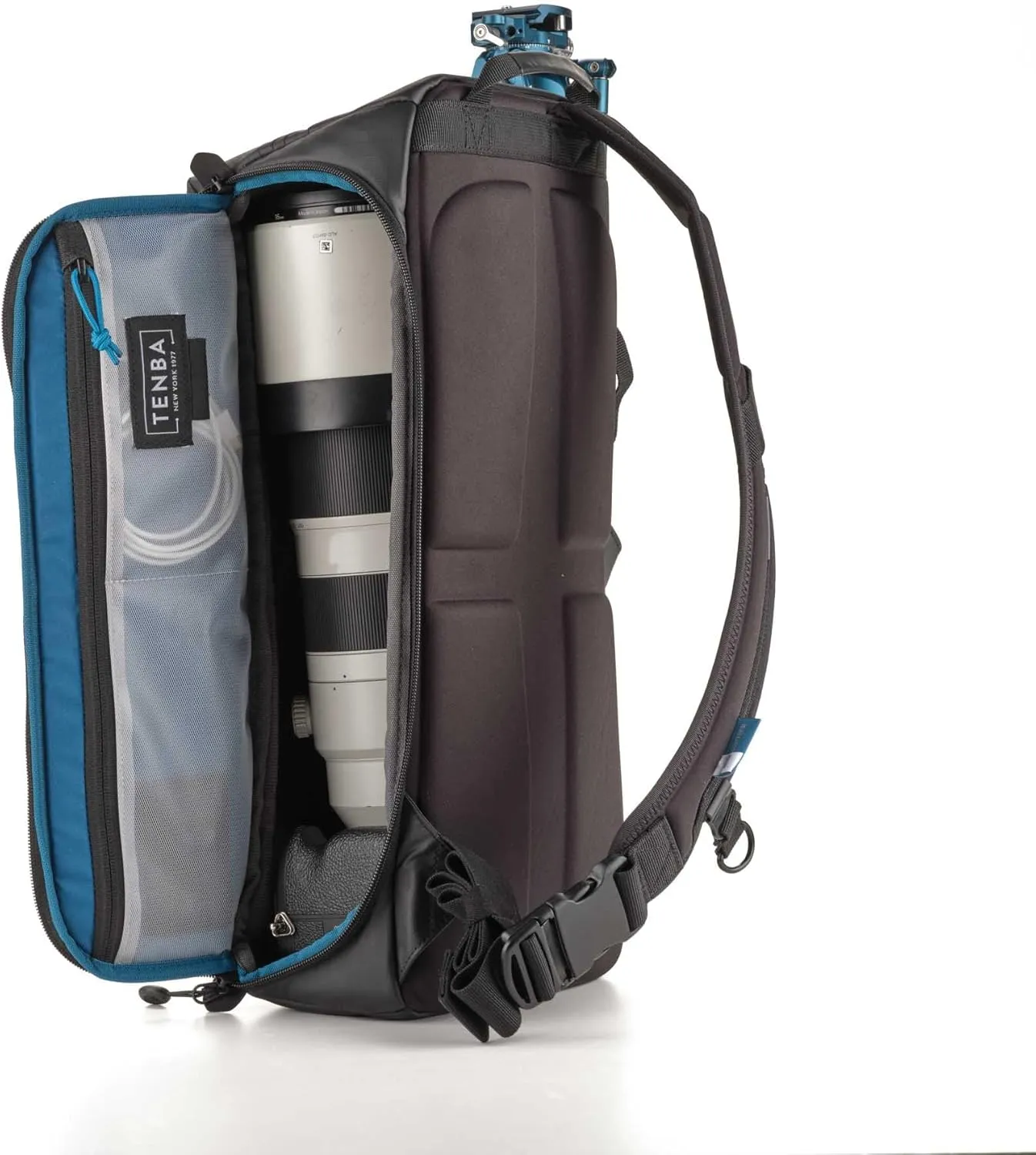 Tenba Solstice v2 16L Sling Bag for DSLR and Mirrorless cameras and lenses, including supertelephoto zooms  Black (636-432)