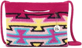 The Sak Linden Convertible Crossbody Bag in Crochet, Adjustable Multi Use Strap