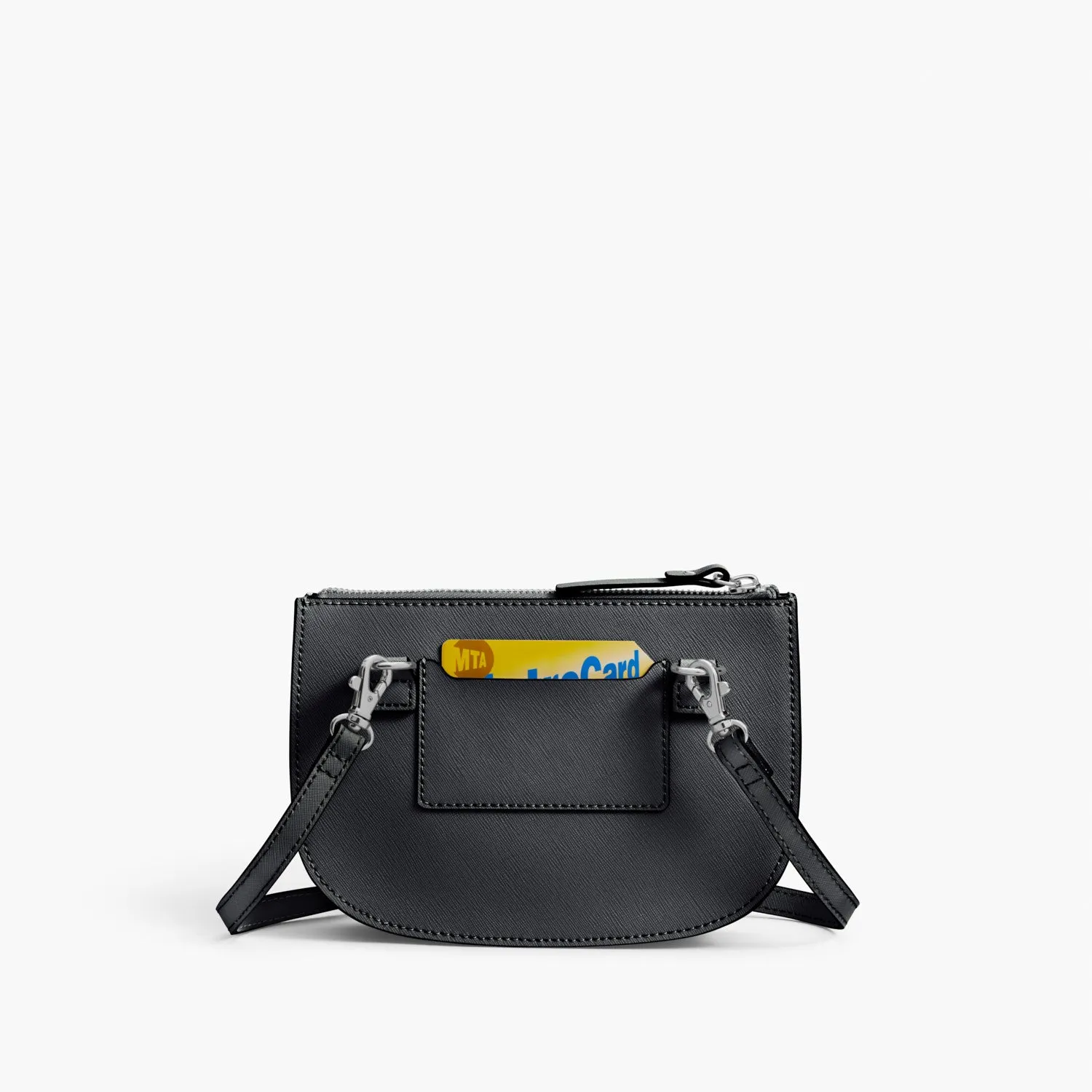 The Waverley 2 - Saffiano Leather - Dark Grey / Silver / Azure
