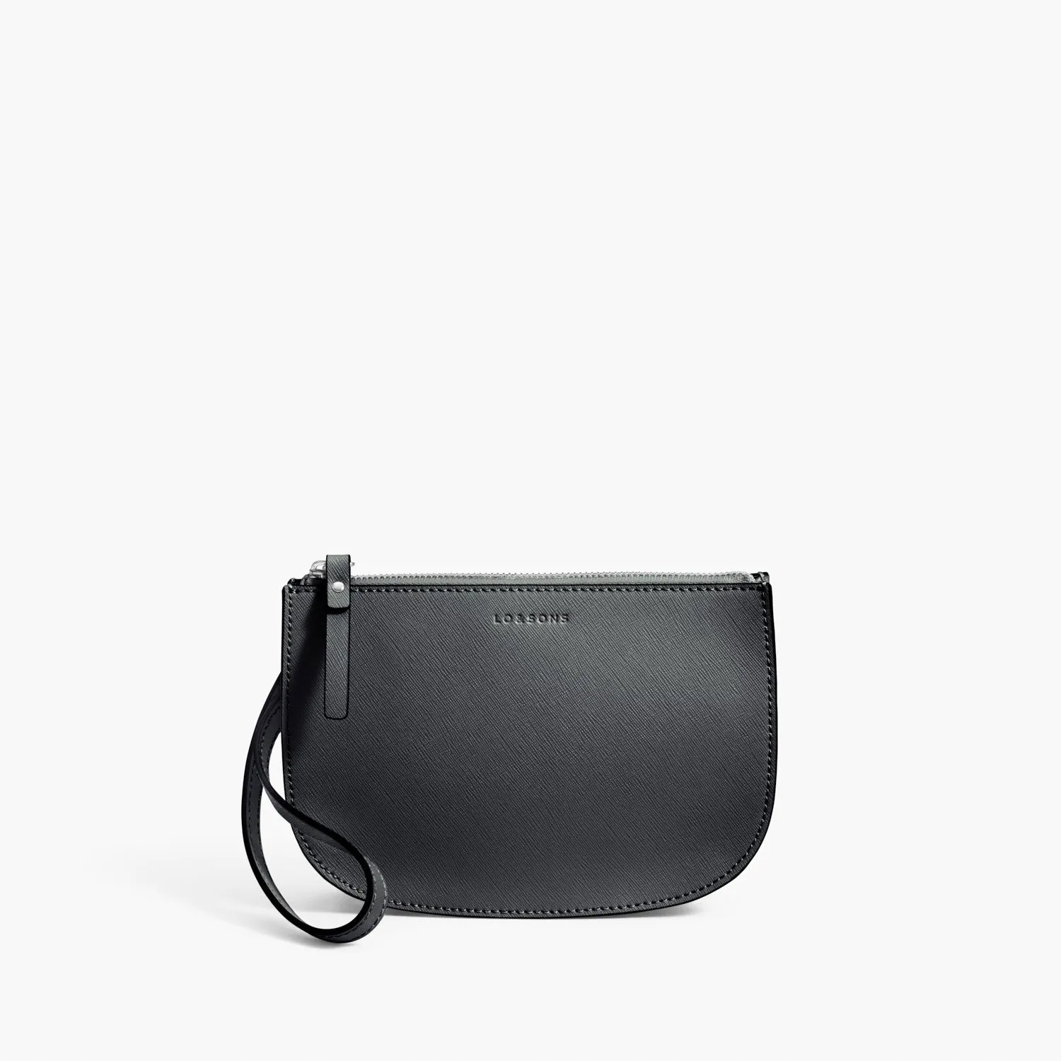 The Waverley 2 - Saffiano Leather - Dark Grey / Silver / Azure