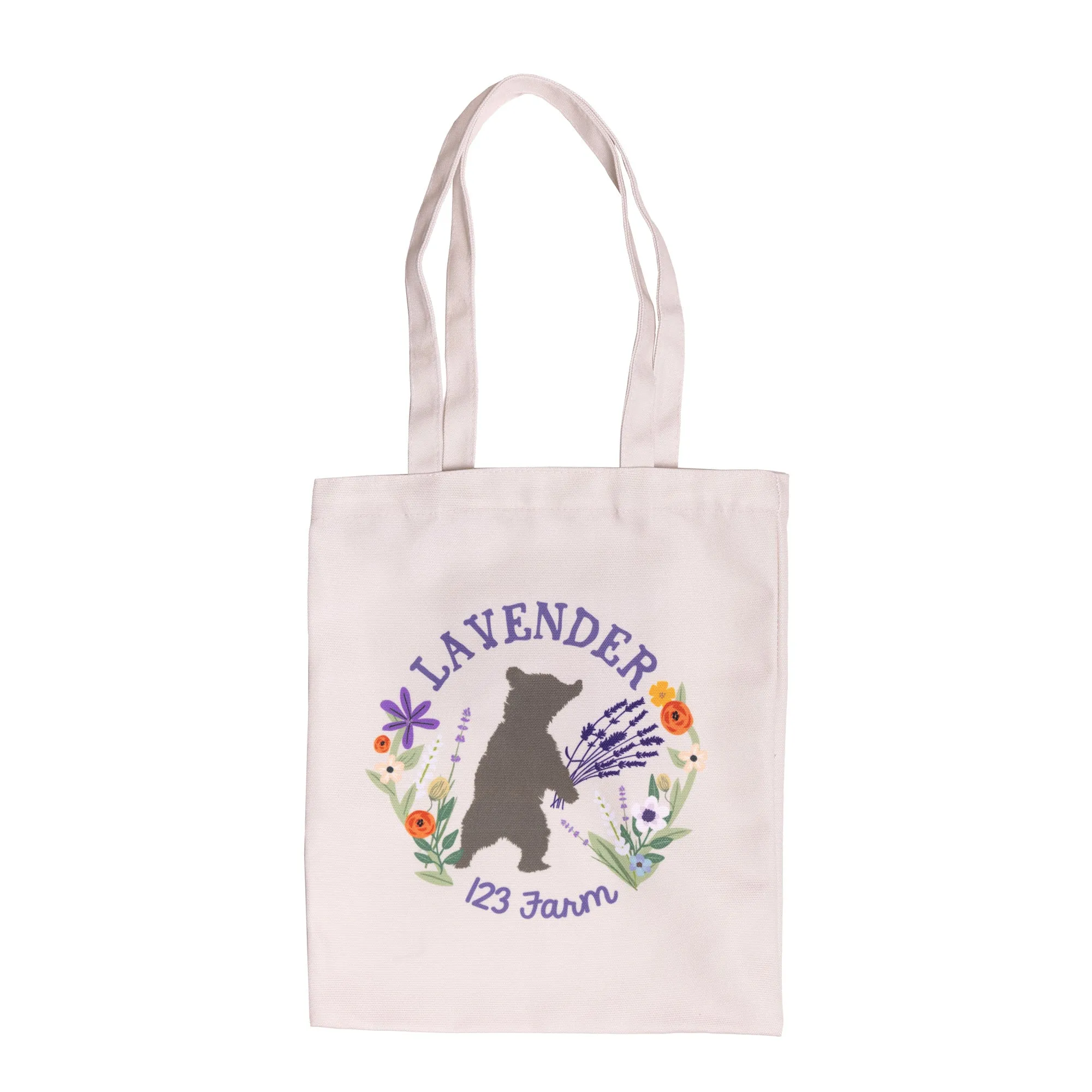 Tote Bag - Lavender Bear