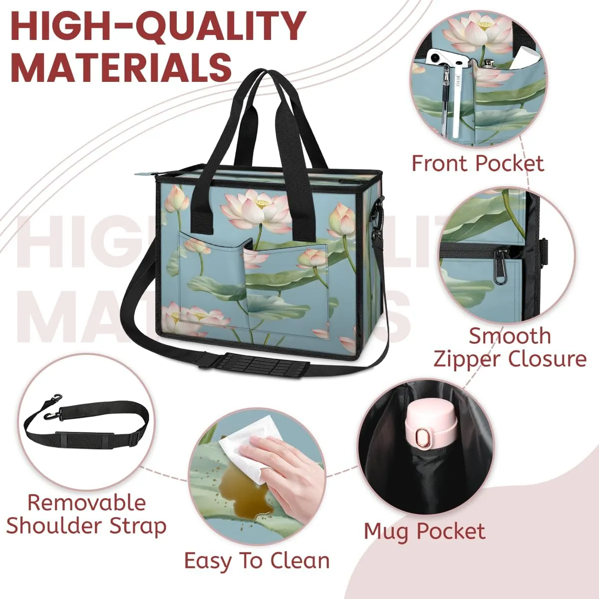 Tote Satchel Bag Set 3PCS for Women, Tote Briefcase Shoulder Handbag Purse Satchels