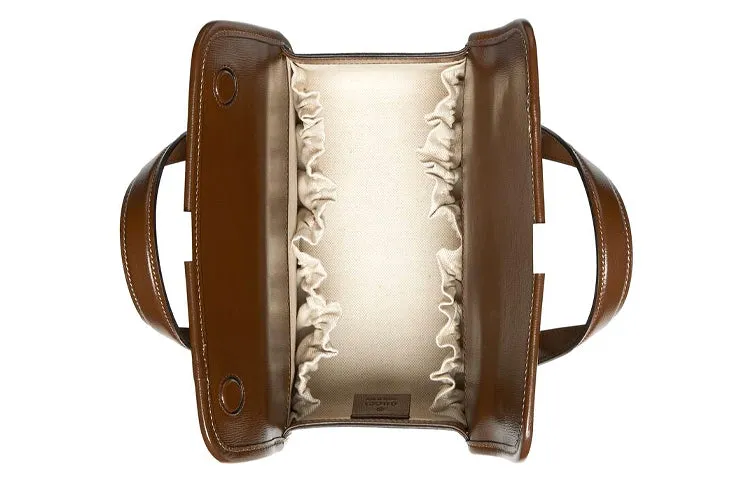 (WMNS) GUCCI Canvas Horsebit 1955 Old Flower Logo Single-Shoulder Bag Mini Brown