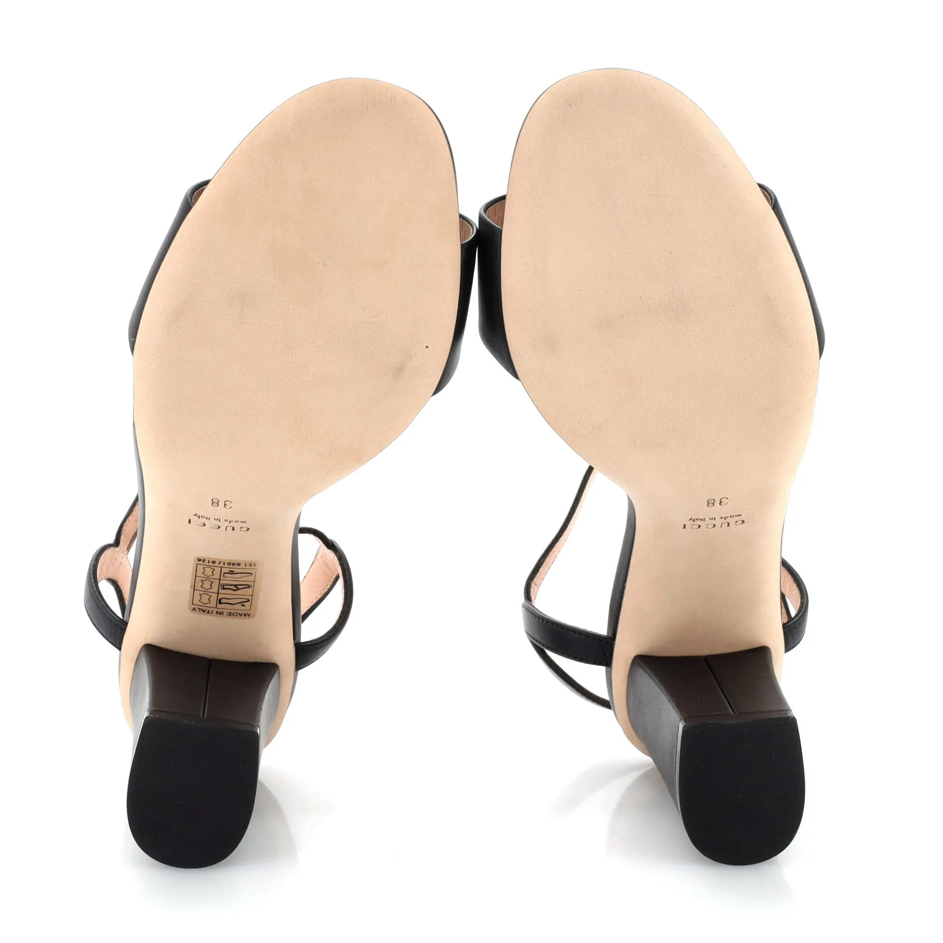 Women's Horsebit Ankle Strap Sandals Leather