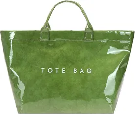 Women's Large PVC Tote Bag Clear Plastic Handbags Top Handle Handbag, Clear Bag for Women Large Carry All Tote Bag
